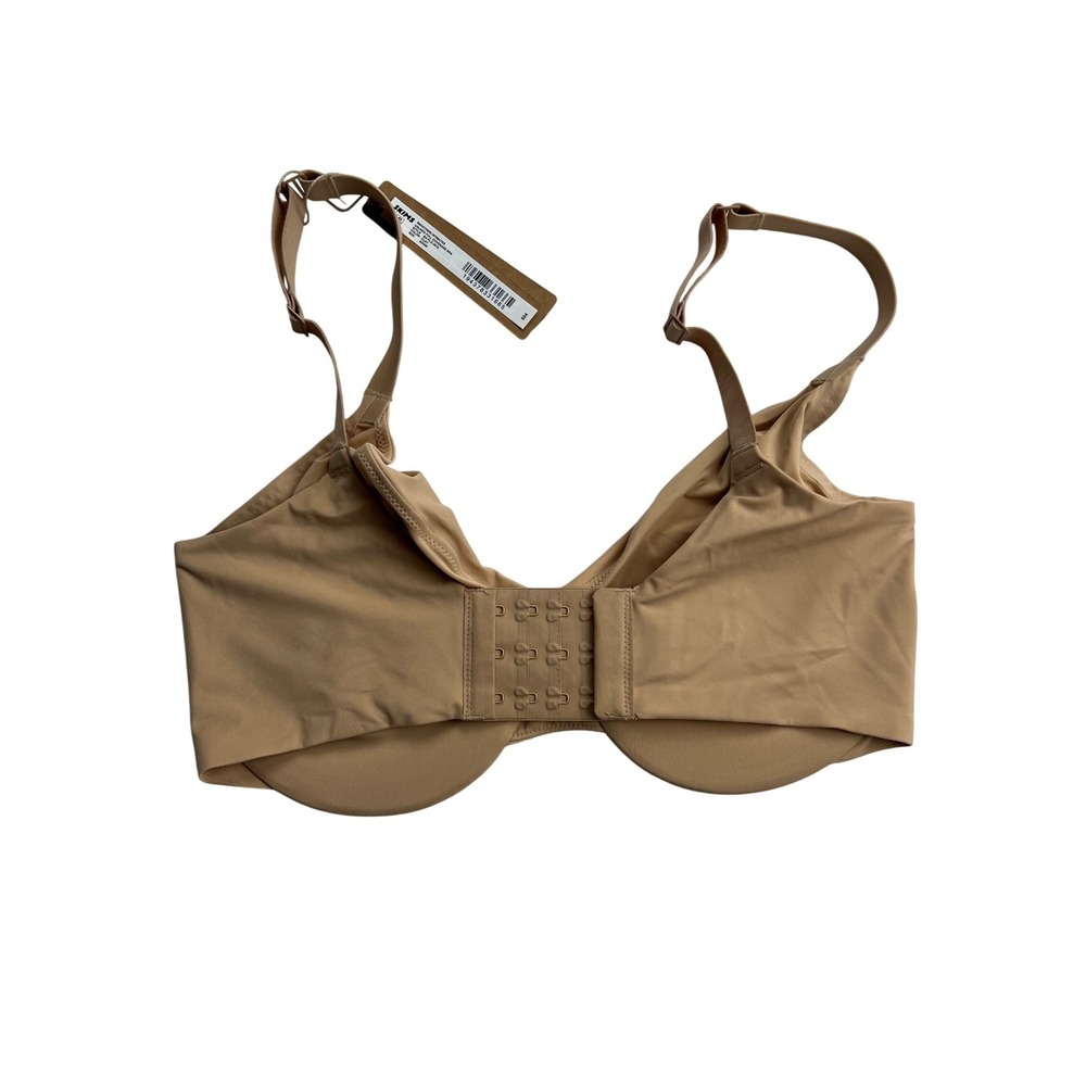 Skims Smoothing‎ Intimates Unlined Full Coverage Bra Clay 32DDD Minimalist NWT - Picture 4 of 6